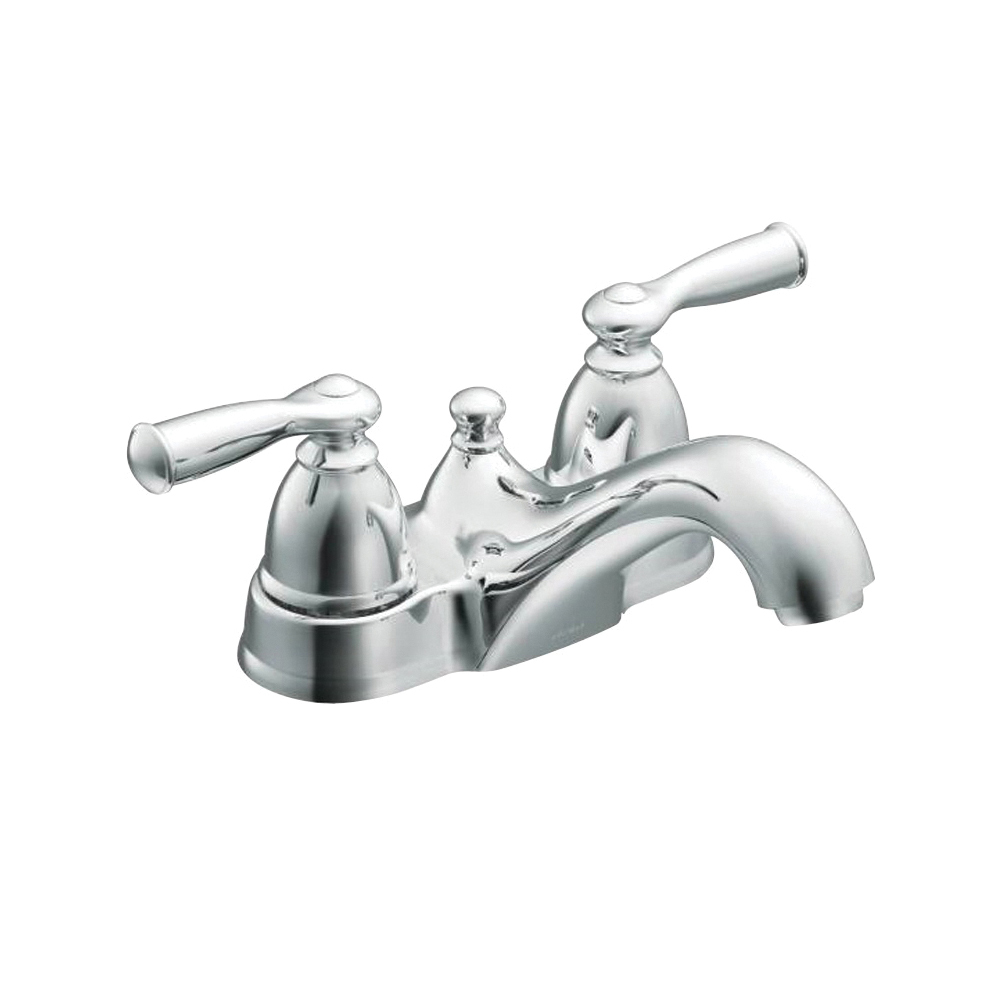 Banbury Series WS84912 Bathroom Faucet, 1.2 gpm, 2-Faucet Handle, Metal, Chrome Plated, Lever Handle