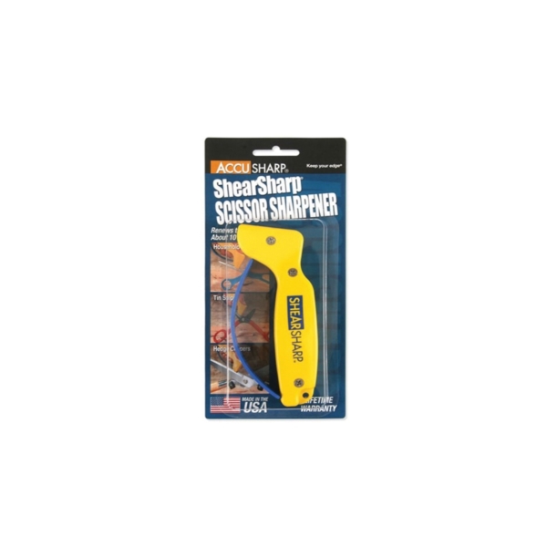ACCUSHARP ShearSharp 002E Scissors Sharpener, Diamond-Honed Tungsten Carbide Abrasive - 4