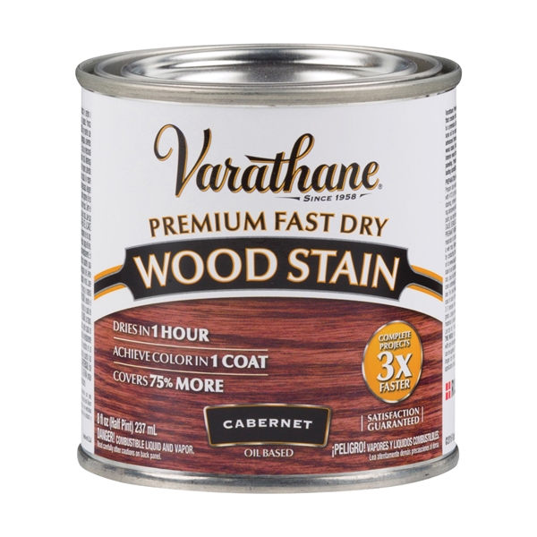 262035 Wood Stain, Cabernet, Liquid, 0.5 pt, Can
