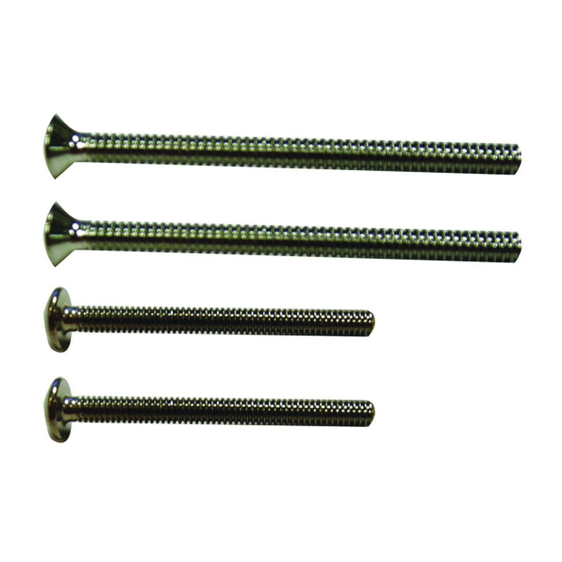 28966 Flange Screw Set, Stainless Steel, Chrome Plated