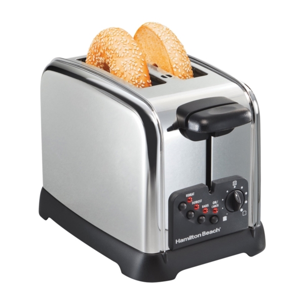 Hamilton Beach 22790 2-Slice Toaster, 800 W, Knob/Push Button Control - 1