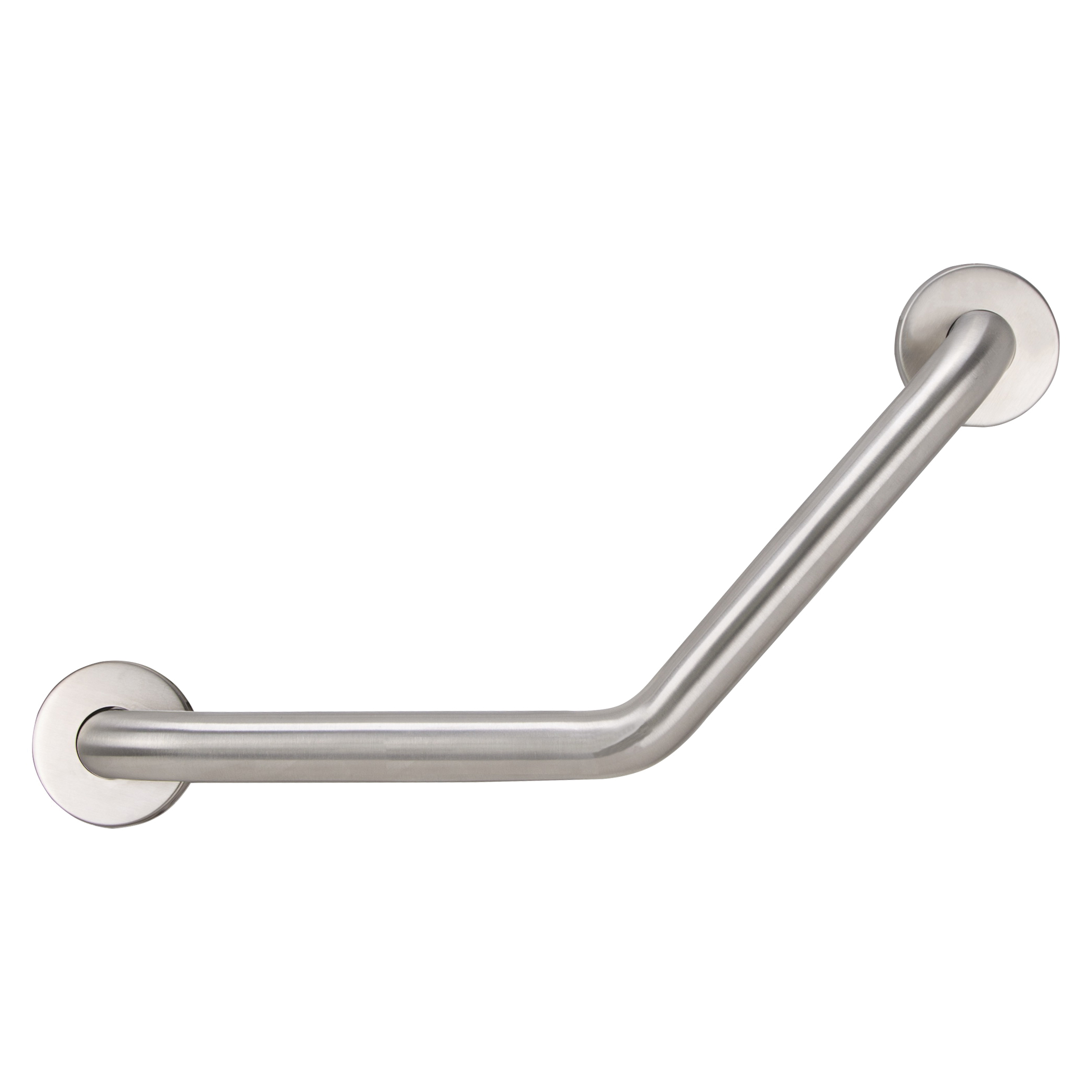 YG01-01-1.5 Grab Bar, 16 in L Bar, Stainless Steel, Wall Mounted Mounting