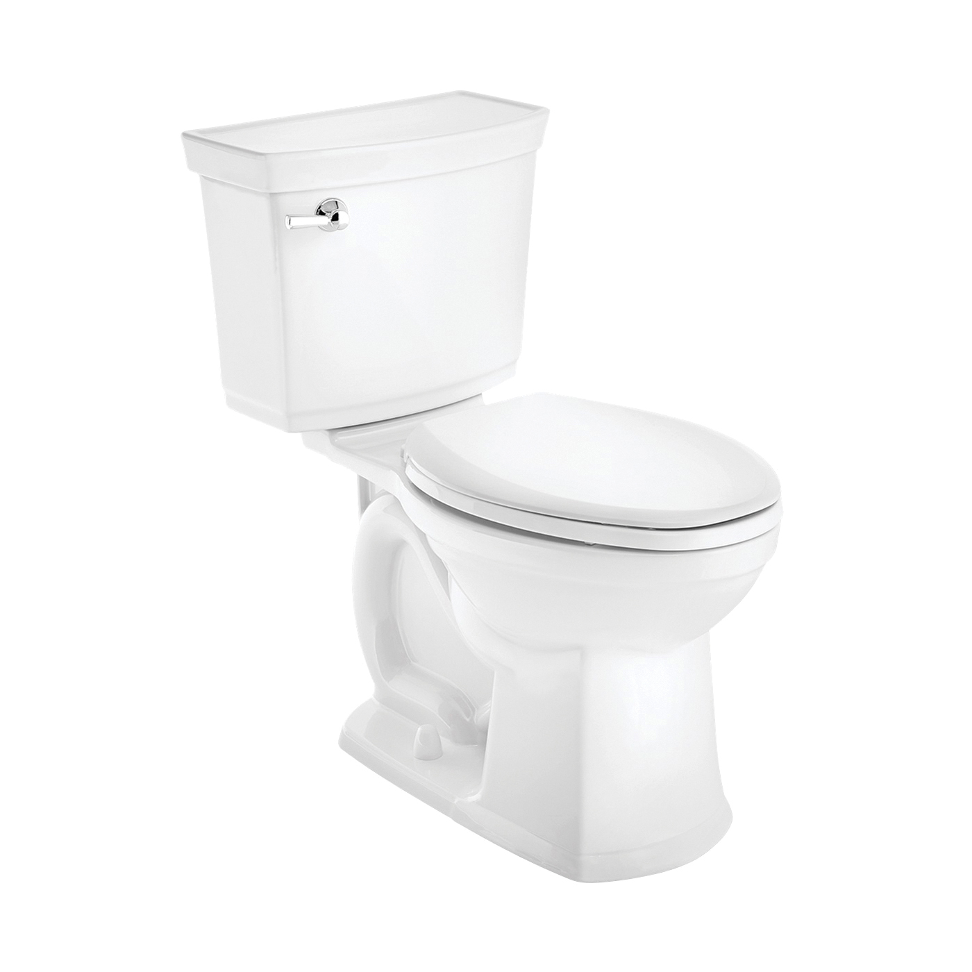 American Standard VorMax 727AA121.020 Complete Toilet, Elongated Bowl, 1.28 gpf Flush, 12 in Rough-In, 16-1/2 in H Rim