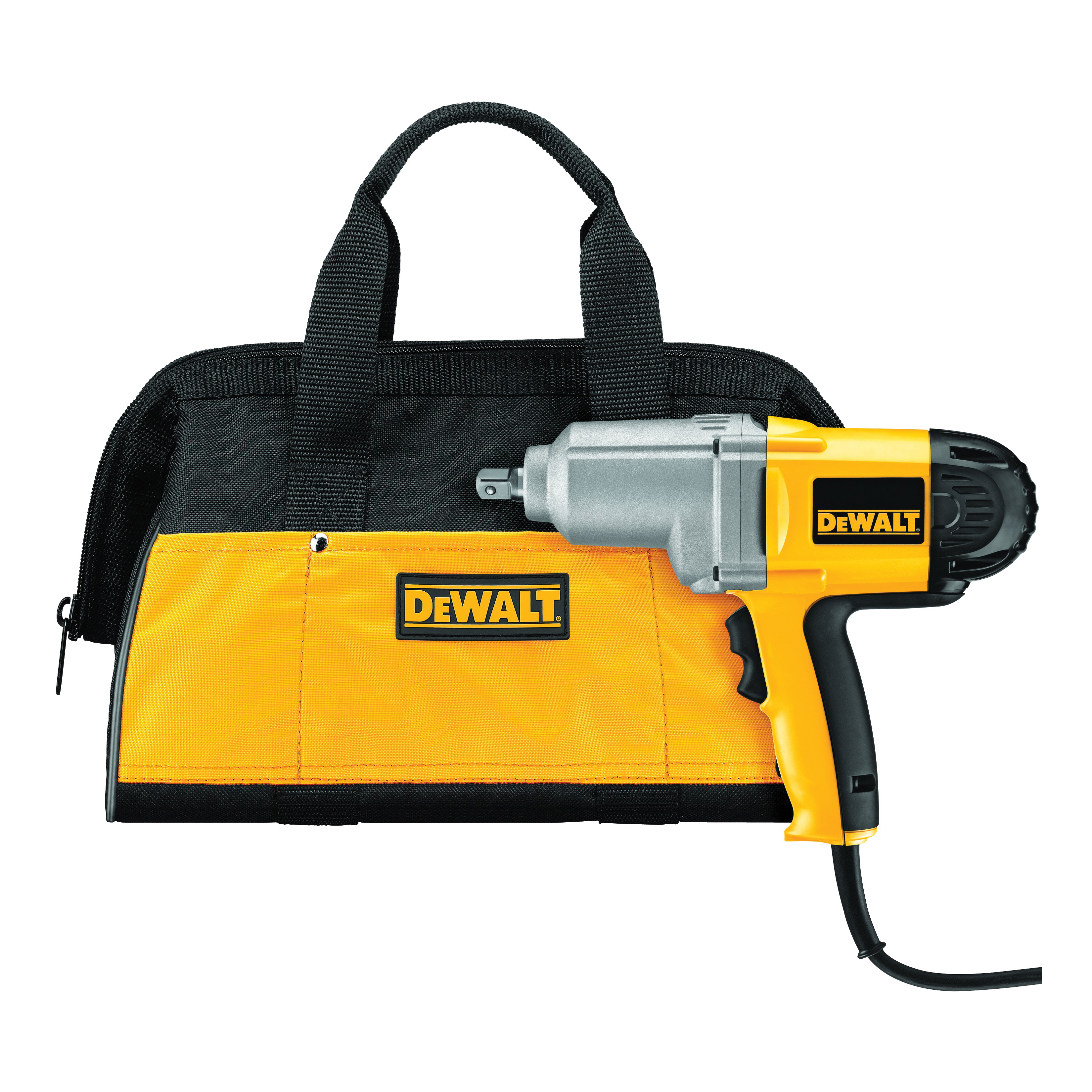 DeWALT DW292K Impact Wrench Kit, 7.5 A, 1/2 in Drive, Square Drive, 2700 ipm, 2100 rpm Speed, 8 ft L Cord - 6