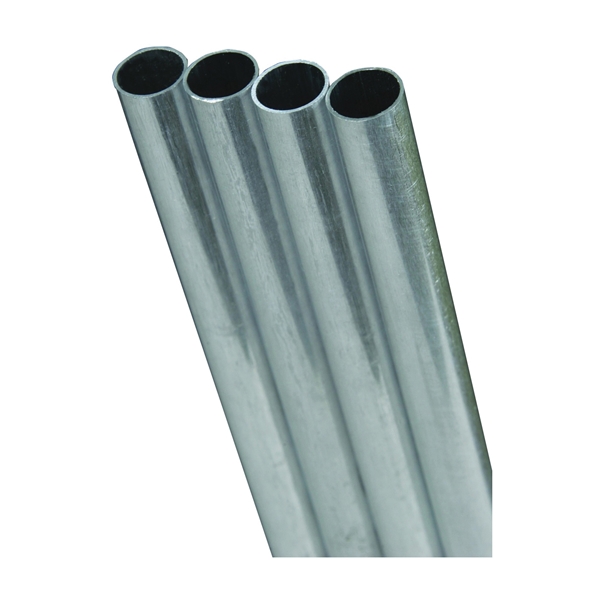 K & S 87119 Tube, 0.32 in ID x 0.375 in OD Dia, 12 in L, Stainless Steel, Polished Natural, AISI 304/304L Grade - 2