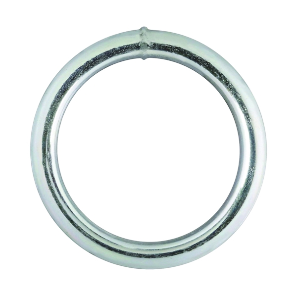 National Hardware 3155BC Series N223-149 Welded Ring, 300 lb Working Load, 1-1/2 in ID Dia Ring, #3 Chain, Steel, Zinc - 1