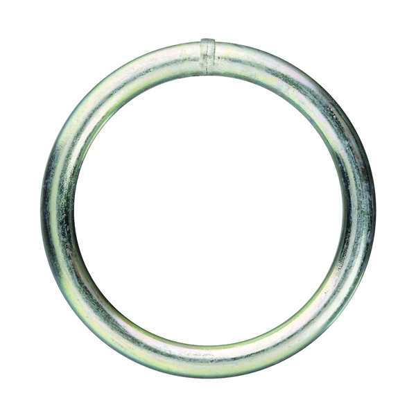 National Hardware 3155BC Series N223-156 Welded Ring, 300 lb Working Load, 2 in ID Dia Ring, #2 Chain, Steel, Zinc - 1