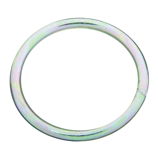 National Hardware 3155BC Series N223-164 Welded Ring, 300 lb Working Load, 2-1/2 in ID Dia Ring, #2 Chain, Steel, Zinc - 1