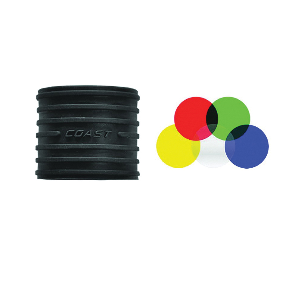 20186 Lens Filter Kit, Flashlight, Rubber Bezel