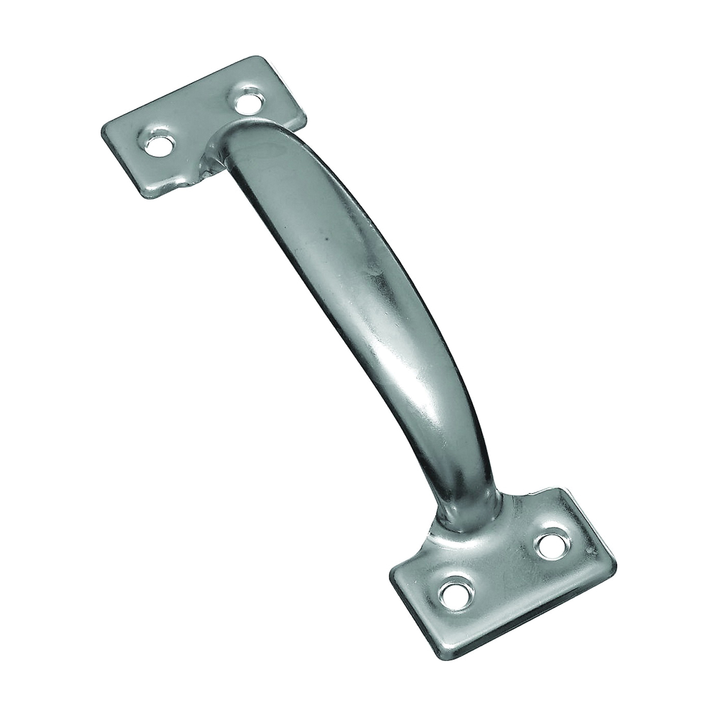 N116-707 Door Pull, 1-3/4 in W, 1.62 in D, Steel, Zinc