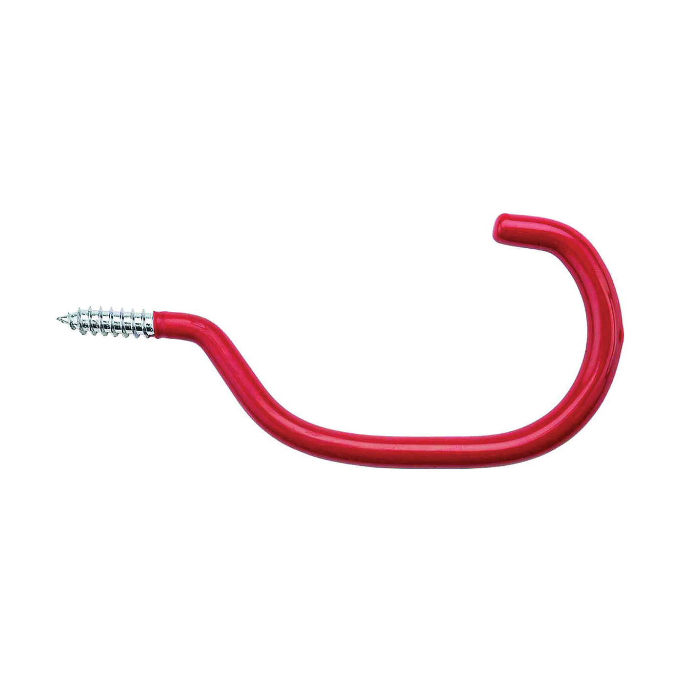 V2158 N188-007 Bicycle Hook, 40 lb, Over-The-Door Mounting, Steel, Red