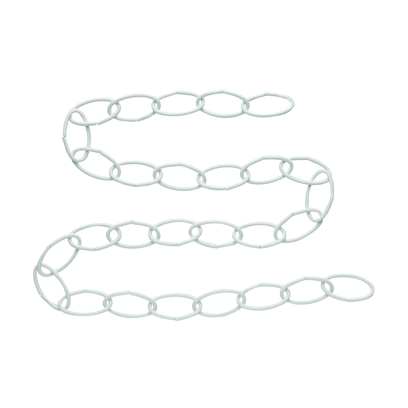 V2662 Series N275-016 Extension Chain, 36 in L, Steel, White