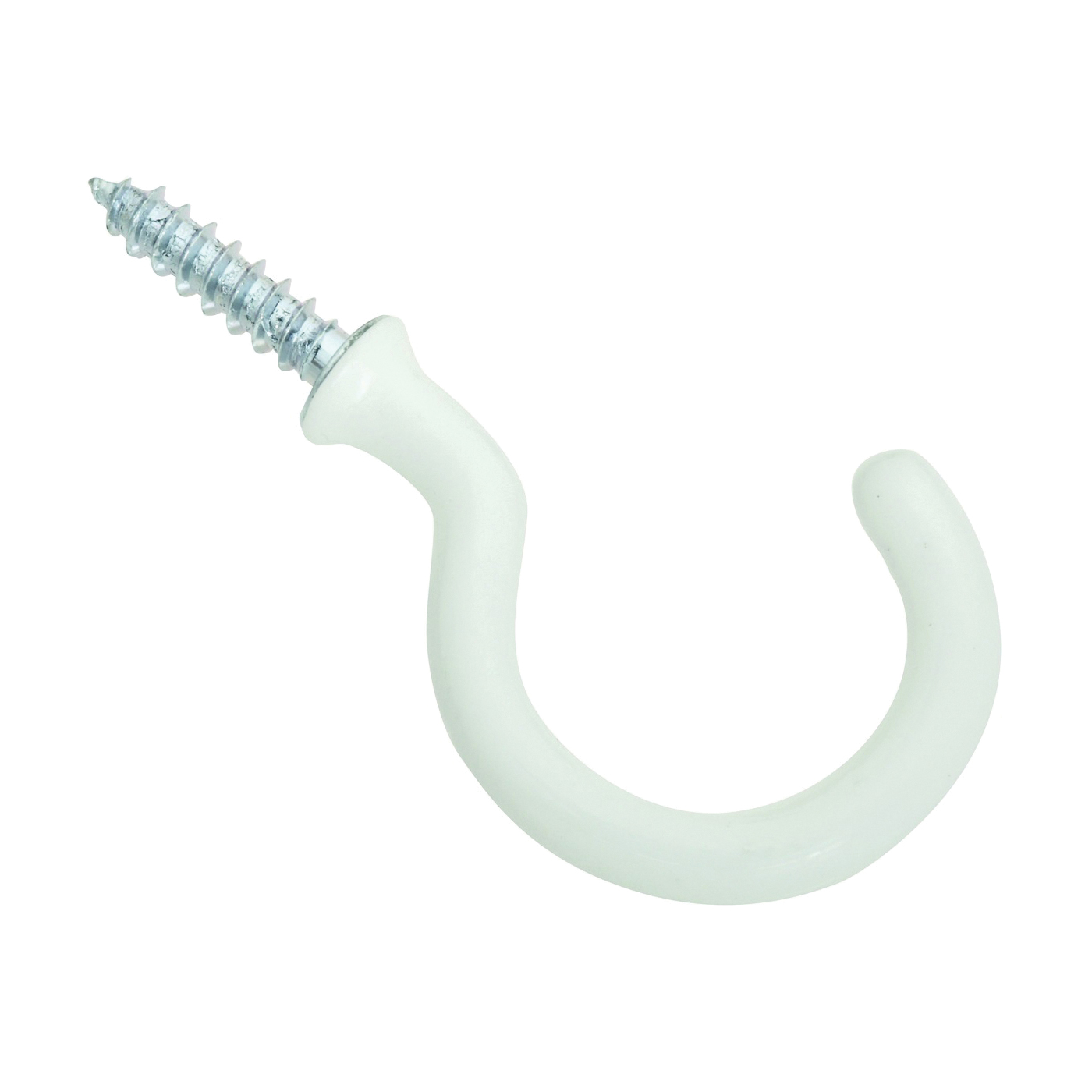 V2667 Series N274-951 Outdoor Hook, 1-1/2 in L, Steel, White