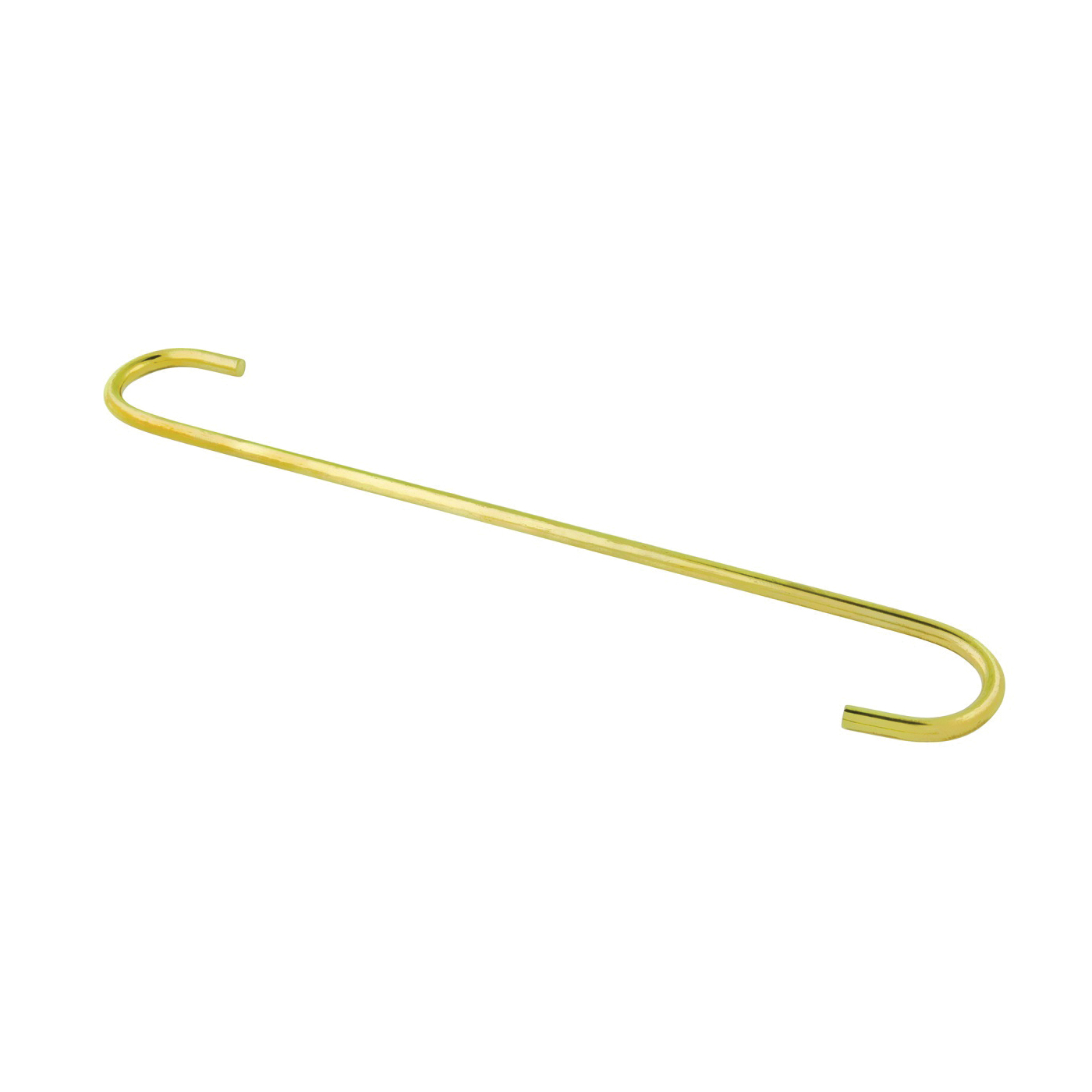 V2668 Series N275-248 Extender S-Hook, 12 in L, Steel, Brass