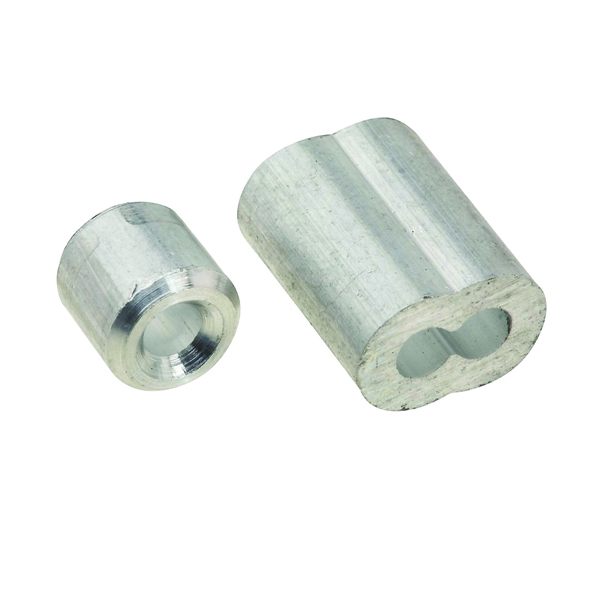 V3231 Series N283-853 Ferrule and Stop, 1/8 in Dia Cable, Aluminum