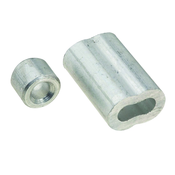 V3231 Series N283-861 Ferrule and Stop, 3/16 in Dia Cable, Aluminum