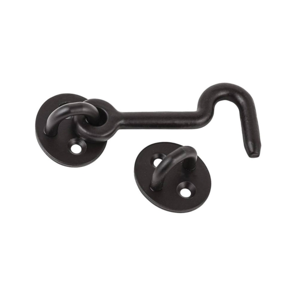 National Hardware N187-034 Privacy Hook, Steel, Oil-Rubbed Bronze