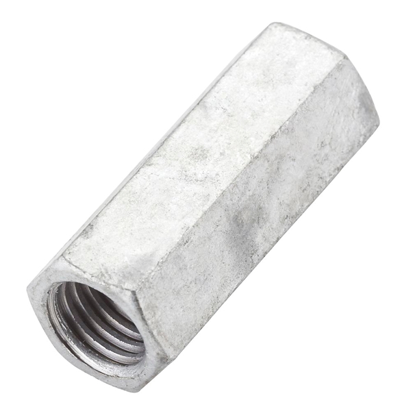 4013BC Series N182-718 Coupling Nut, UNC Thread, 5/8-11 Thread, Galvanized