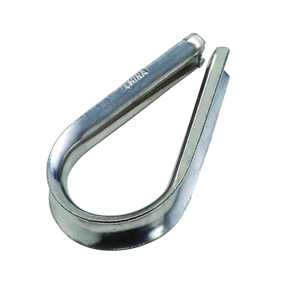 4232BC Series N830-306 Rope Thimble, Stainless Steel