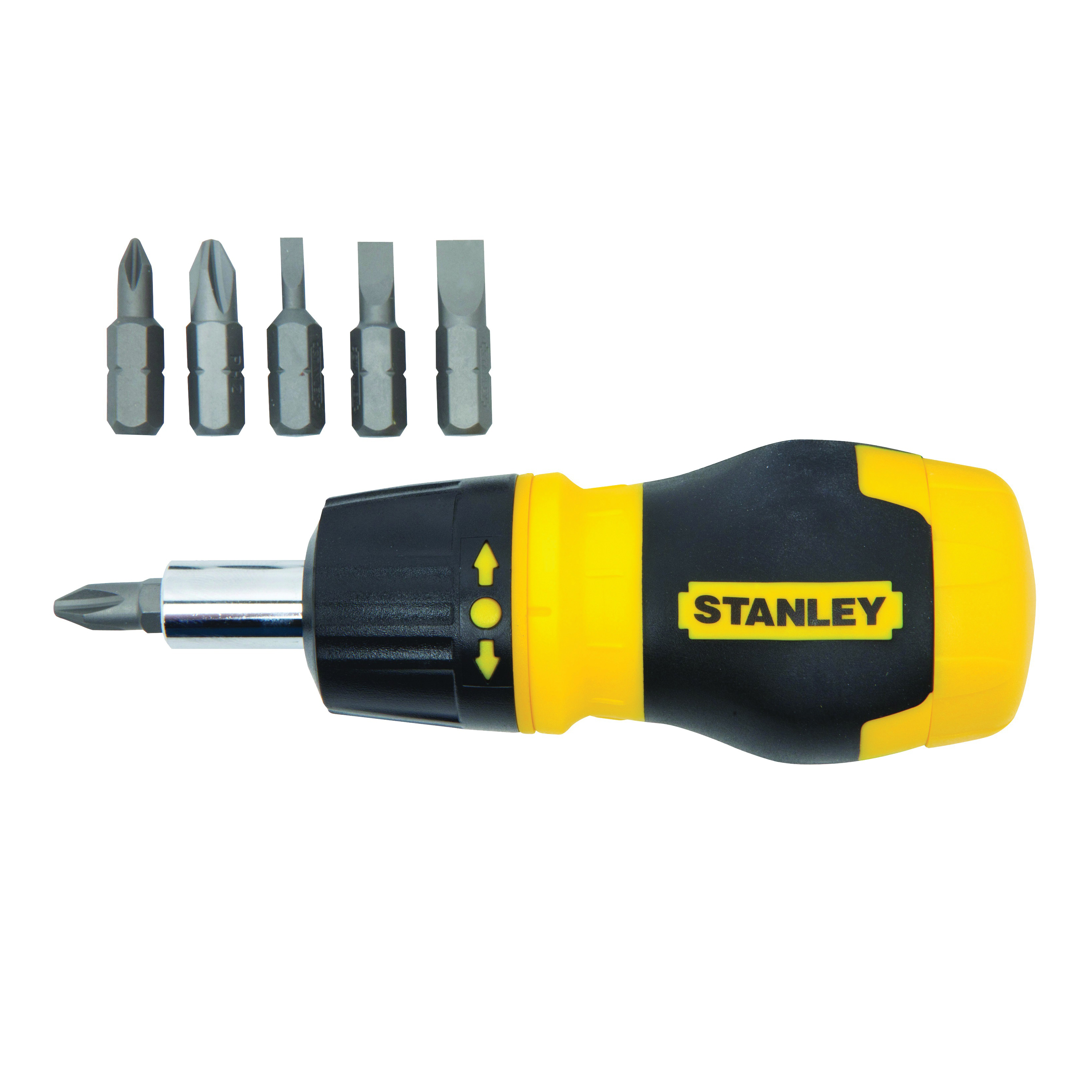 5-in-1 Stubby Ratchet Screwdriver