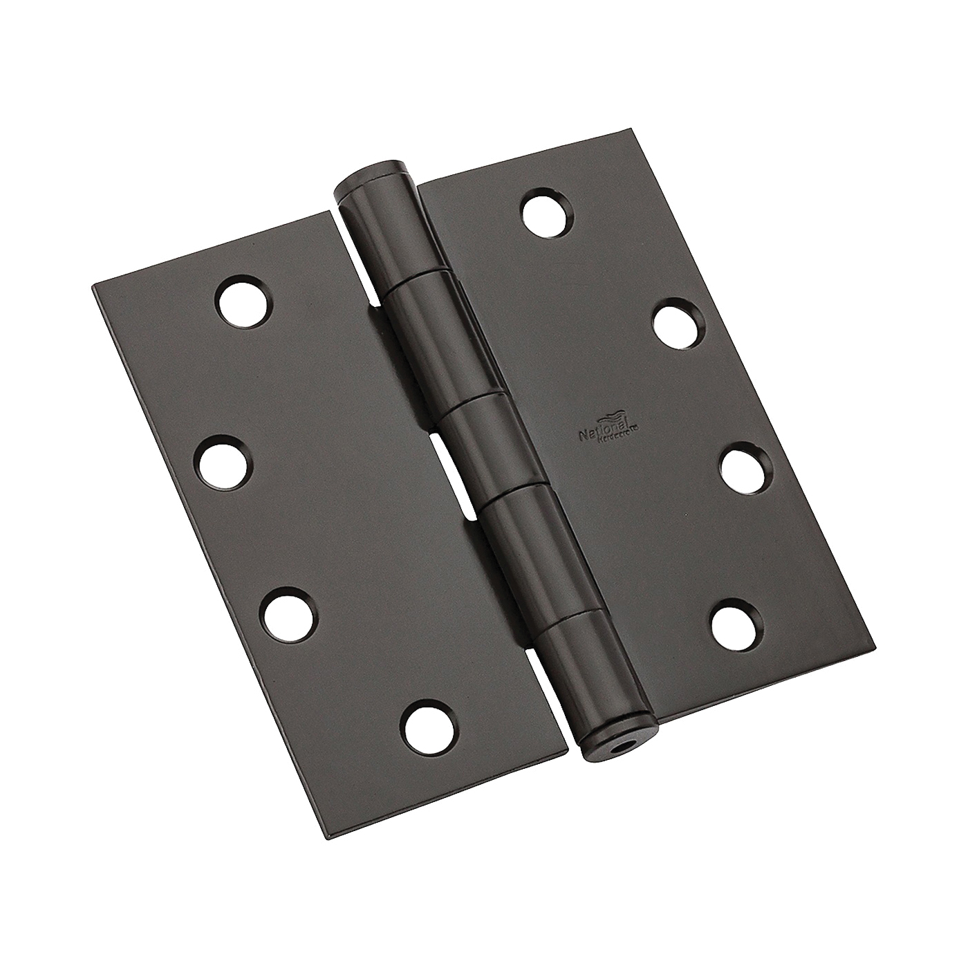 National Hardware N236-018 Template Hinge, 4-1/2 in H Frame Leaf, 1.3875 in Thick Frame Leaf, Steel, Oil-Rubbed Bronze