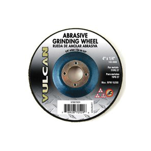 976670OR Type 27 Depressed Center Grinding Wheel, 4 in Dia, 1/4 in Thick, 5/8 in Arbor, Premium