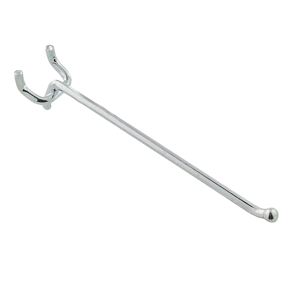 N235-014 Single Hook, 6 in, Steel, Zinc