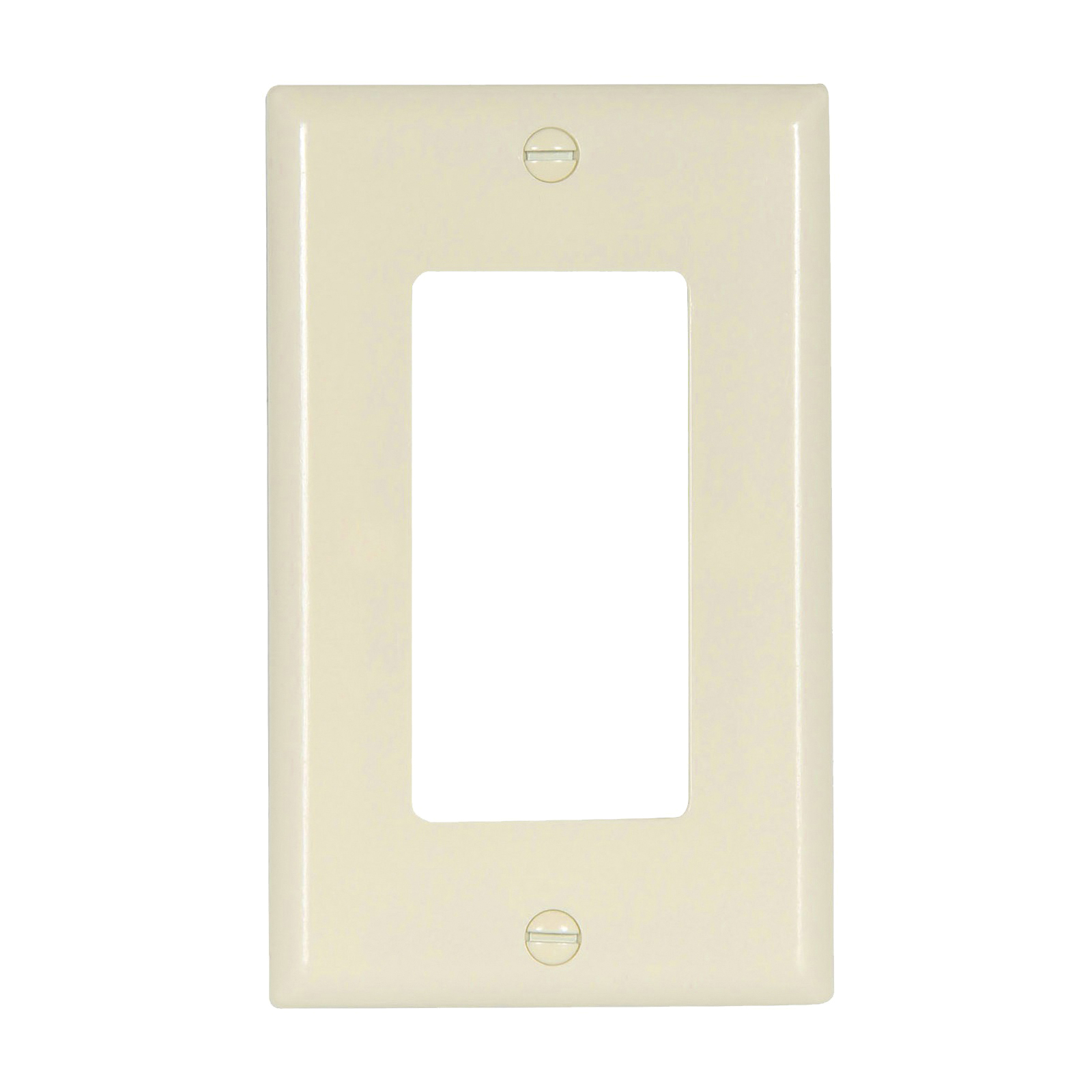 2151LA-BOX Wallplate, 4-1/2 in L, 2-3/4 in W, 1 -Gang, Thermoset, Light Almond, High-Gloss