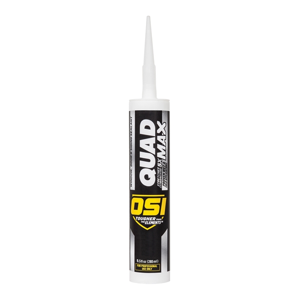 QUAD MAX 1868687 Sealant, Black, -14 to 158 deg F, 9.5 oz Cartridge