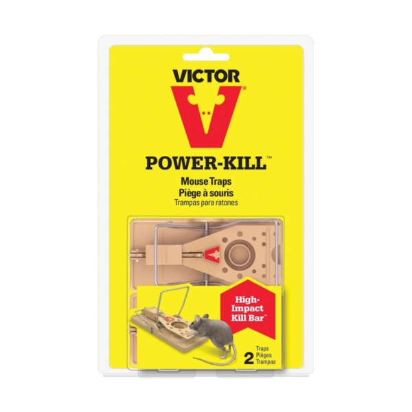 Power-Kill M142S Mouse Trap, 2.19 in L, 5.44 in W, 8.81 in H