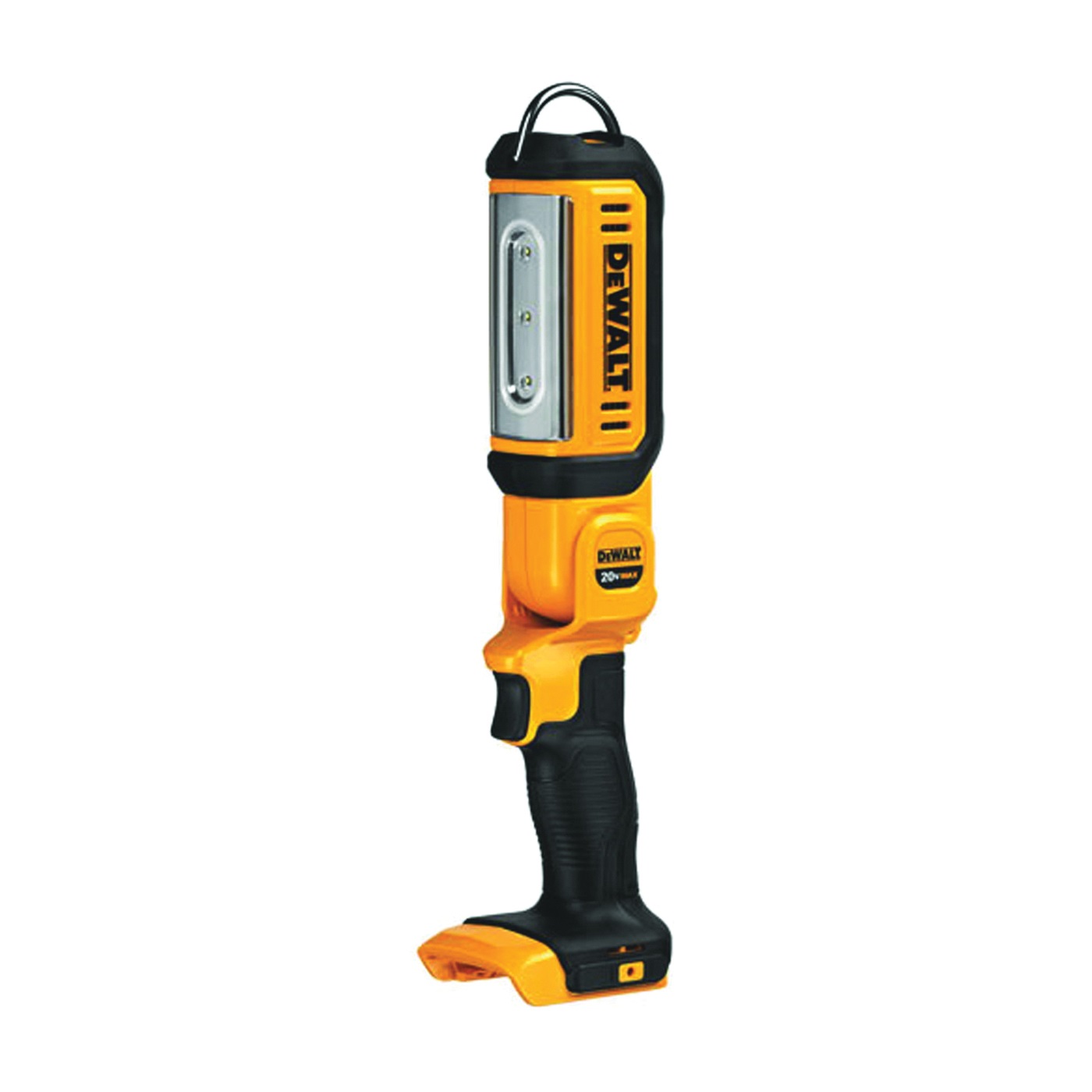 DeWALT DCL050 Hand Held Area Light, LED Lamp, 101 to 500 Lumens, 22 hr Run Time, Black/Yellow - 1