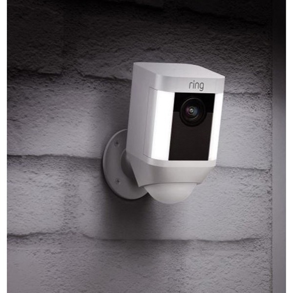 Ring 8SB1S7-WEN0 Spotlight Camera, 140 deg View, 1080 pixel Resolution, Night Vision: 15 to 60 ft, White - 2