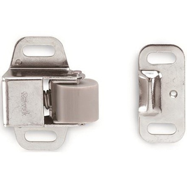 Amerock BP97452G Roller Catch, 2 in L x 1-3/4 in W Catches, Steel, Zinc