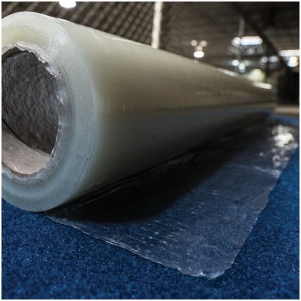 SURFACE SHIELDS CS2450W Carpet Shield, 50 ft L, 24 in W, Acrylic/Polyethylene, Clear - 2