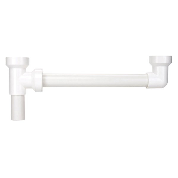 125-16QLK Waste Tube, End Outlet, Plastic, White