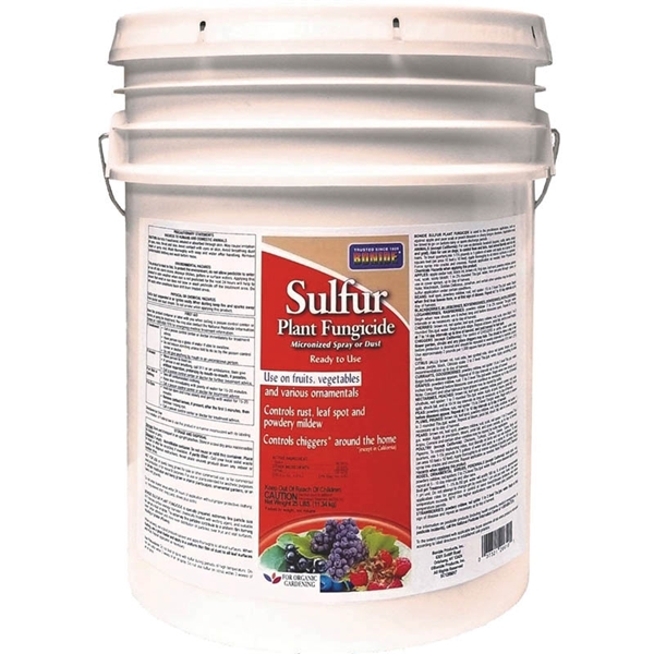 20610 Sulfur Plant Fungicide, 25 lb Bucket