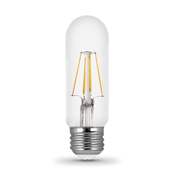 BPT1040/950CA LED Bulb, Linear, T10 Lamp, 40 W Equivalent, E26 Lamp Base, Dimmable, Clear, Daylight Light