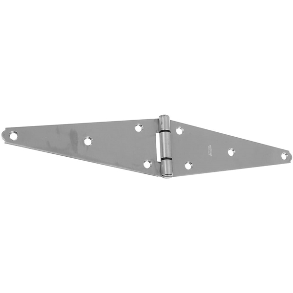 N342-493 Heavy Strap Hinge, Stainless Steel, Tight Pin