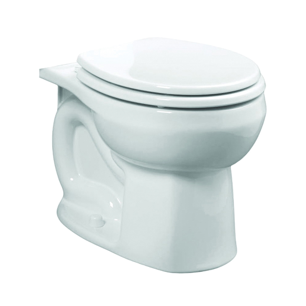 American Standard Colony 3251D.101.021 Flushometer Toilet Bowl, Round, 12 in Rough-In, Vitreous China, Bone, 15 in H Rim