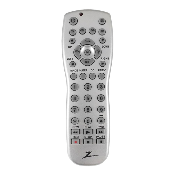 Zenith ZP305MH Universal Remote, Silver - 1