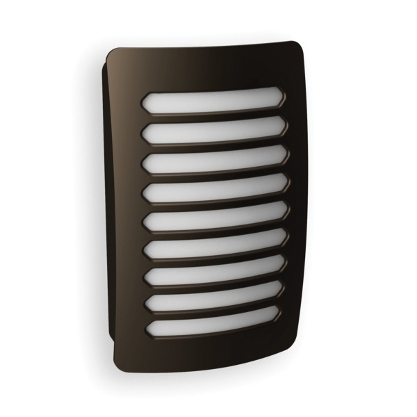 Louver Decoplug NL-DPLV-N Night Light, 120 V, 0.9 W, LED Lamp, Warm White Light, 2 Lumens, 3000 K Color Temp