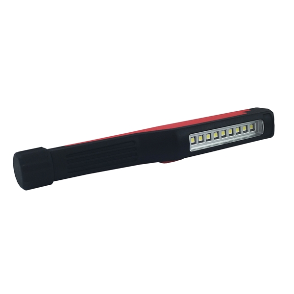 AmerTac LPEN1000 Pocket Task Light, AAA Battery, Alkaline Battery, LED Lamp, 140 Lumens, 15 to 20 hr Run Time, Black/Red - 2