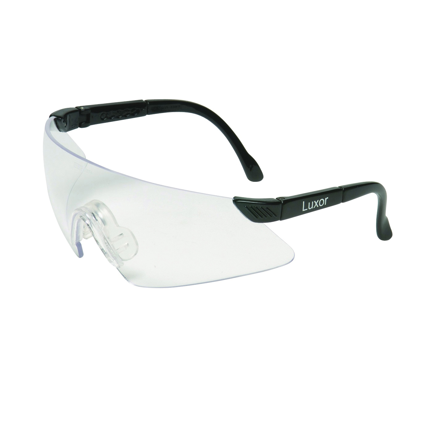 LUXOR Series 697516 Safety Glasses, Anti-Scratch Lens, Polycarbonate Lens, Frameless Frame, Polycarbonate Frame