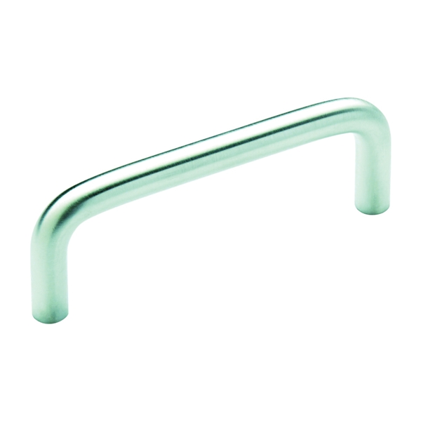 Amerock Allison Value Series BP865CS26D Cabinet Pull, 3-5/16 in L Handle, 1-1/4 in Projection, Carbon Steel