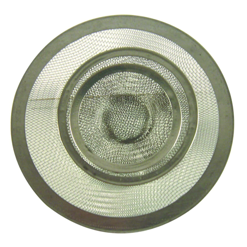 88886 Mesh Strainer, Stainless Steel, For: Bathroom and Laundry/Utility Sinks, Universal Standard Sized Kitchen