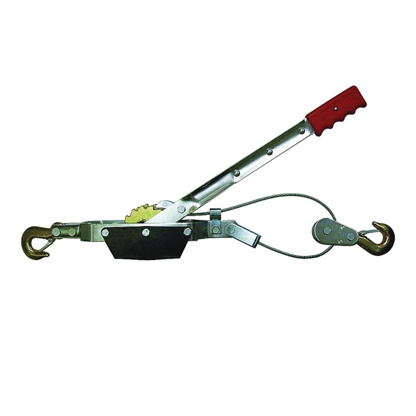 Maasdam CAL Series CAL-3 Cable Puller, 3 ton Lifting, 3/16 in Dia Rope/Cable, 6 ft L Rope/Cable, 6 ft Lift