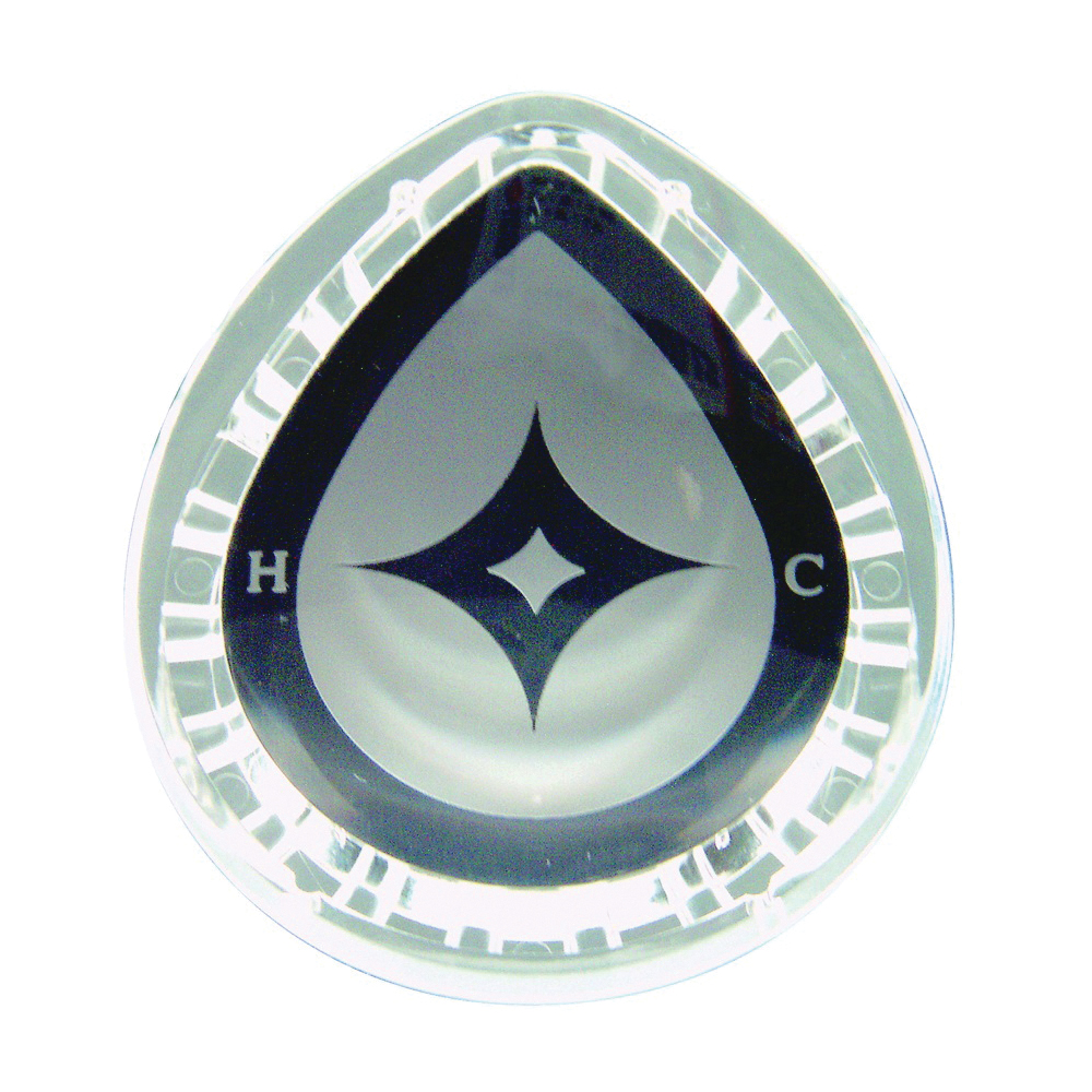 Danco 88406 Faucet Index Button, 1-5/8 in ID, 2.07 in OD, Acrylic