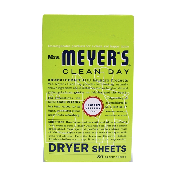Mrs. Meyer's Clean Day 014248 Dryer Sheet, Lemon Verbena - 2