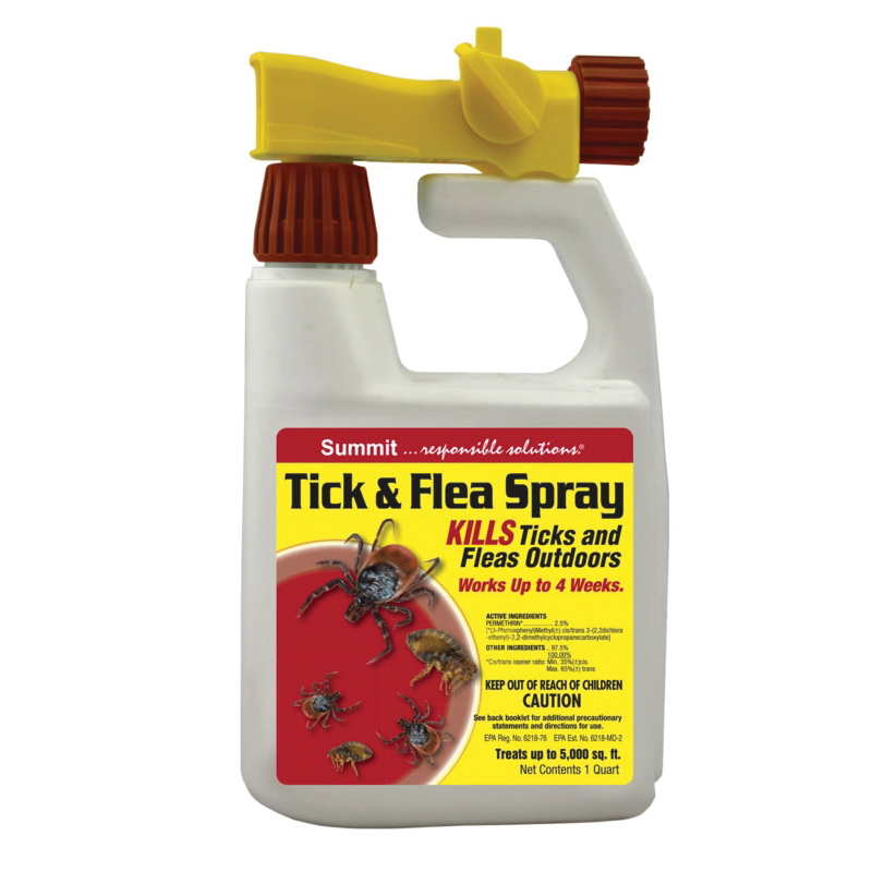 118-6 Tick and Flea Spray, Around the Home, 32 oz