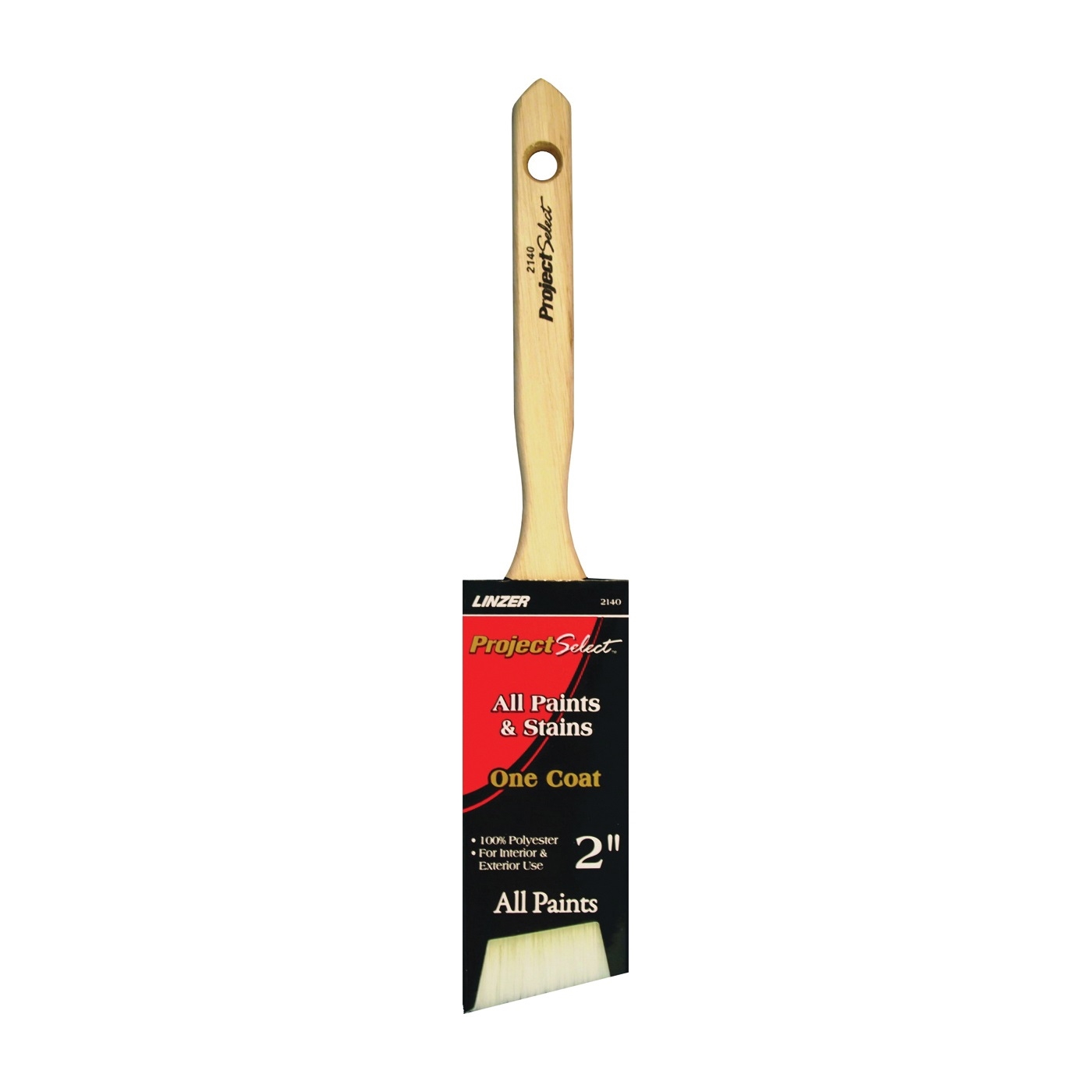 WC 2140-2 Paint Brush, 2 in W, 2-3/4 in L Bristle, Polyester Bristle, Sash Handle